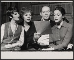 Marcia Rodd, Doris Roberts, Robert Moore and Linda Lavin in rehearsal for the stage production Last of the Red Hot Lovers