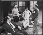 James Coco, playwright Neil Simon, Marcia Rodd and Robert Moore in rehearsal for the stage production Last of the Red Hot Lovers