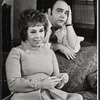 Doris Roberts and James Coco in the stage production Last of the Red Hot Lovers