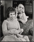 Doris Roberts and James Coco in the stage production Last of the Red Hot Lovers