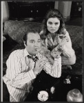 Dom DeLuise and Barbara Sharma from the replacement cast of the stage production Last of the Red Hot Lovers