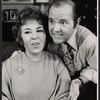 Doris Roberts and Dom DeLuise from the replacement cast of the stage production Last of the Red Hot Lovers