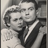 Elizabeth Montgomery and Cliff Robertson in the stage production Late Love