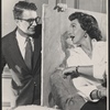 Cliff Robertson and Arlene Francis in the stage production Late Love