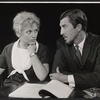 Judy Holliday and Patrick O'Neal in the stage production Laurette