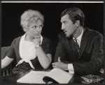 Judy Holliday and Patrick O'Neal in the stage production Laurette