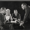Judy Holliday, Patrick O'Neal, José Quintero and unidentified [left] in rehearsal for the stage production Laurette