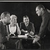 Judy Holliday, Patrick O'Neal, José Quintaro and unidentified [left] in rehearsal for stage production Laurette