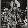 Leon Morenzie [top center] and unidentified others in the stage production The Leaf People