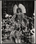 Leon Morenzie [top center] and unidentified others in the stage production The Leaf People