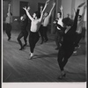 Dancers in rehearsal for the stage production Let It Ride!