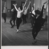 Dancers in rehearsal for the stage production Let It Ride!