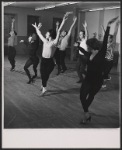 Dancers in rehearsal for the stage production Let It Ride!
