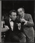 George Gobel and Sam Levene in the stage production Let It Ride!