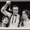 Paul B. Price, James Broderick and Sandy Dennis in the stage production Let me Hear You Smile