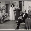 Vivian Blaine, Harold J. Kennedy, Kitty Carlisle, Sam Levene, Hayden Rorke, and Ruth McDevitt in the stage production Light Up the Sky