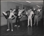 Dancers in rehearsal for the stage production Lil' Abner