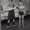 Peter Palmer and Edie Adams in the stage production Lil' Abner