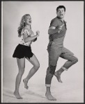 Edie Adams and Peter Palmer in publicity for the stage production Lil' Abner
