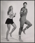 Edie Adams and Peter Palmer in publicity photo for the stage production Lil' Abner