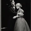 Fred Gwynne and Eve Marie Saint in the stage production The Lincoln Mask