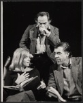 Eve Marie Saint, Gene Frankel and Fred Gwynne in rehearsal for the stage production The Lincoln Mask