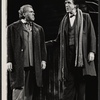 Fred Gwynne [right] and unidentified in the stage production The Lincoln Mask