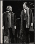 Fred Gwynne [right] and unidentified in the stage production The Lincoln Mask