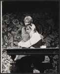 Eve Marie Saint and Fred Gwynne in the stage production The Lincoln Mask