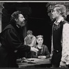 Robert Preston, Bruce Scott, Rosemary Harris and Christopher Walken in the stage production The Lion in Winter