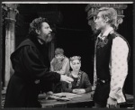 Robert Preston, Bruce Scott, Rosemary Harris and Christopher Walken in the stage production The Lion in Winter