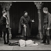 Dennis Cooney, Robert Preston, James Rado and Bruce Scott in the stage production The Lion in Winter