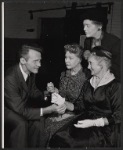Una Merkel, Billie Burke, Eva Le Gallienne and unidentified in the stage production Listen to the Mocking Bird