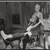 Reginald Gardiner and Eva Gabor in the stage production Little Glass Clock