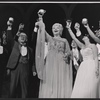 Joey Faye, Mort Marshall, Nancy Andrews and unidentified others in the 1962 stage production Little Me