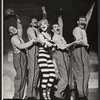 Virginia Martin and unidentified performers in the 1962 stage production Little Me