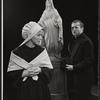 Julie Harris and unidentified in the stage production Little Moon of Alban