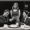 Robert Redford, Julie Harris and unidentified in the stage production Little Moon of Alban