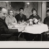 Heywood Hale Broun, Barbara Cook, Elliott Gould, Ruth White and David Steinberg in the 1967 Broadway production of Little Murders