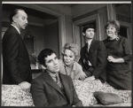 Heywood Hale Broun, Elliott Gould, Barbara Cook, David Steinberg and Ruth White in the 1967 Broadway production of Little Murders