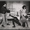 Alan Arkin, Fred Willard and Linda Lavin in rehearsal for the 1969 Off-Broadway production of Little Murders