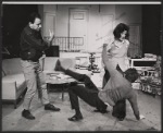 Alan Arkin, Fred Willard and Linda Lavin in rehearsal for the 1969 Off-Broadway production of Little Murders