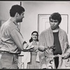 Fred Willard, Elizabeth Wilson and Jon Korkes in the 1969 Off-Broadway production of Little Murders