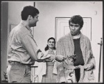 Fred Willard, Elizabeth Wilson and Jon Korkes in the 1969 Off-Broadway production of Little Murders