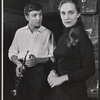 Kenneth Haigh and unidentified in the stage production Look Back in Anger