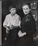 Kenneth Haigh and unidentified in the stage production Look Back in Anger