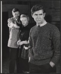 Arthur Hill, Jo Van Fleet and Anthony Perkins in rehearsal for the stage production Look Homeward, Angel