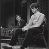 Arthur Hill and Anthony Perkins in the stage production Look Homeward, Angel