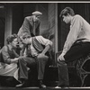 Frances Hyland, Hugh Griffith, Anthony Perkins and unidentified [second from right] in the stage production Look Homeward, Angel