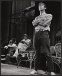 Anthony Perkins and unidentified others in the stage production Look Homeward, Angel